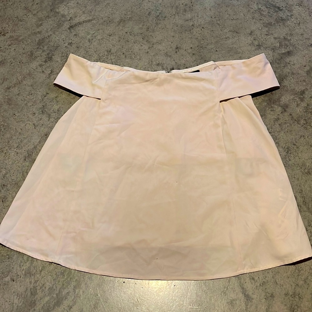 Forever 21 Cream Off Of The Shoulder Top.